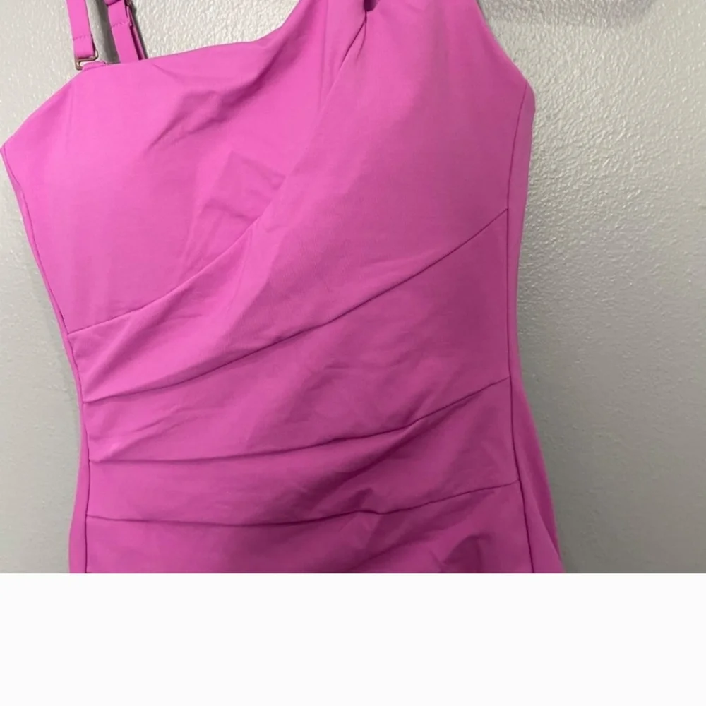 CALIA CARRIE UNDERWOOD one shoulder power sculpt in geranium size 4 - Picture 4 of 8